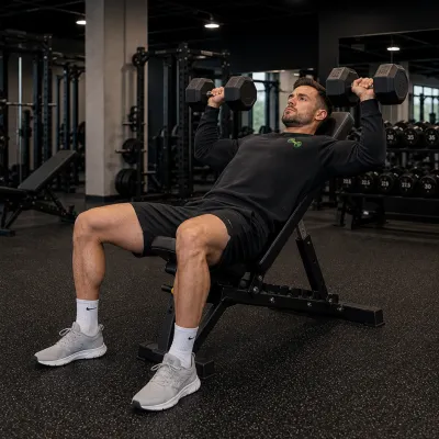 Incline dumbbell press
