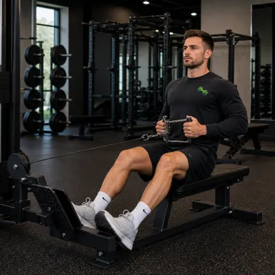 Seated cable row